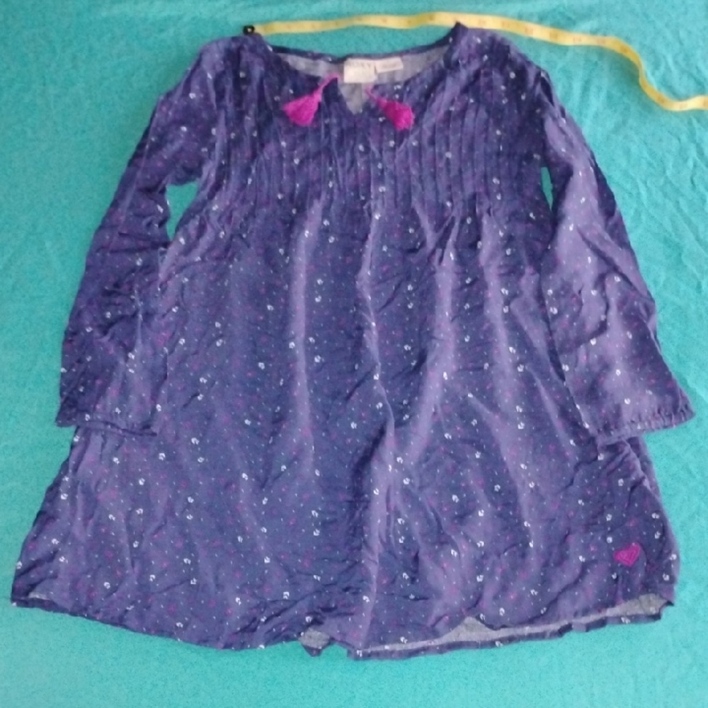 Roxy Purple Dress with Pink Details